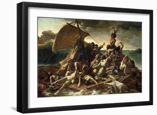 The Raft of the Medusa, 1819-Théodore Géricault-Framed Giclee Print