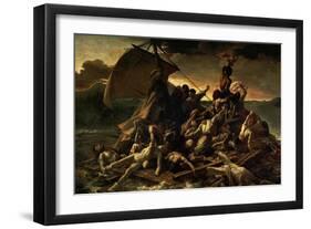 The Raft of the Medusa, 1819-Théodore Géricault-Framed Premium Giclee Print