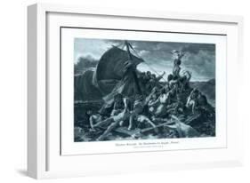 The Raft of the Medusa, 1900-Theodore Gericault-Framed Giclee Print