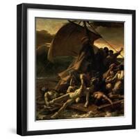 The Raft of the Medusa, Catastrophe in Which Survivors of the Ship Medusa Drifted for 27 Days-Théodore Géricault-Framed Giclee Print