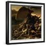 The Raft of the Medusa, Catastrophe in Which Survivors of the Ship Medusa Drifted for 27 Days-Théodore Géricault-Framed Giclee Print