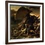 The Raft of the Medusa, Catastrophe in Which Survivors of the Ship Medusa Drifted for 27 Days-Théodore Géricault-Framed Giclee Print