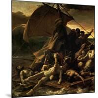 The Raft of the Medusa, Catastrophe in Which Survivors of the Ship Medusa Drifted for 27 Days-Théodore Géricault-Mounted Giclee Print