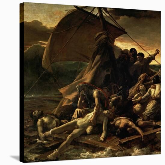 The Raft of the Medusa, Catastrophe in Which Survivors of the Ship Medusa Drifted for 27 Days-Théodore Géricault-Stretched Canvas