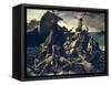 The Raft of the Medusa-Théodore Géricault-Framed Stretched Canvas