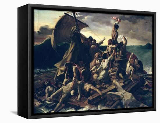 The Raft of the Medusa-Théodore Géricault-Framed Stretched Canvas