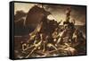The Raft of the Medusa-Théodore Géricault-Framed Stretched Canvas