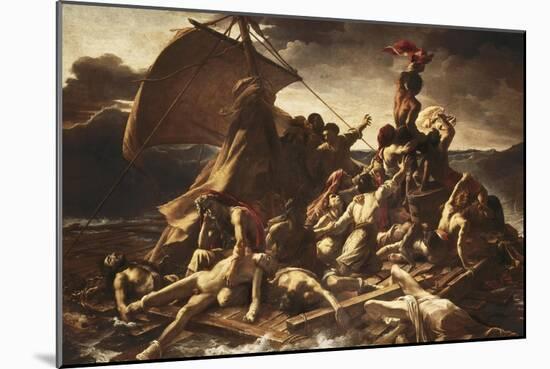 The Raft of the Medusa-Théodore Géricault-Mounted Art Print