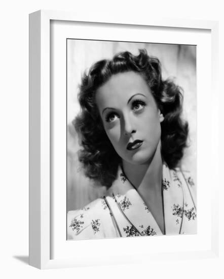 The Rage of Paris, Danielle Darrieux, 1938-null-Framed Photo