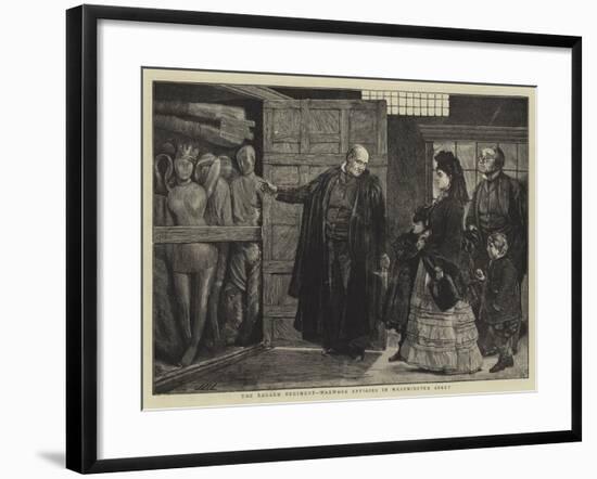 The Ragged Regiment, Waxwork Effigies in Westminster Abbey-Sir James Dromgole Linton-Framed Giclee Print