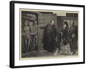 The Ragged Regiment, Waxwork Effigies in Westminster Abbey-Sir James Dromgole Linton-Framed Giclee Print
