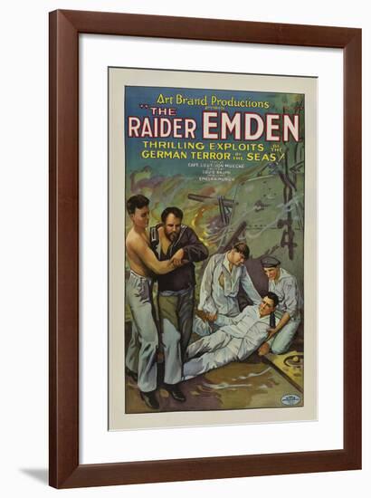 The Raider Emden - 1928-null-Framed Giclee Print