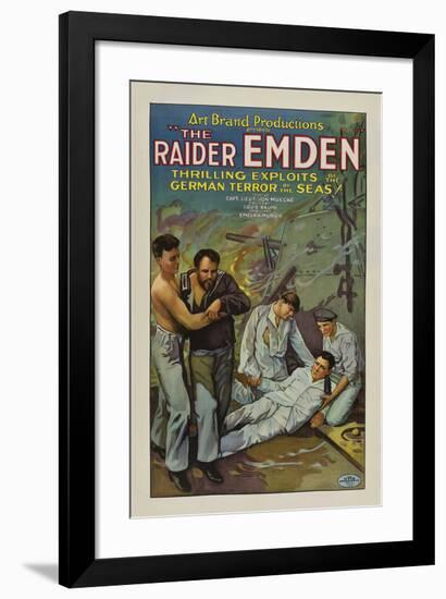 The Raider Emden - 1928-null-Framed Giclee Print