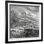 The 'Rail Central' Railway Established in 1866 on the Mont Cenis-null-Framed Giclee Print