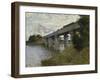 The Railroad Bridge in Argenteuil, 1873-1874-Claude Monet-Framed Giclee Print