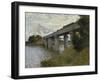 The Railroad Bridge in Argenteuil, 1873-1874-Claude Monet-Framed Giclee Print