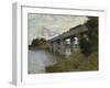 The Railroad Bridge in Argenteuil, 1873-1874-Claude Monet-Framed Giclee Print