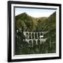 The Railroad of La Mure, Viaduct of Loula, La Mure (Isère, France), around 1900-Leon, Levy et Fils-Framed Photographic Print