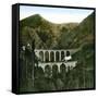 The Railroad of La Mure, Viaduct of Loula, La Mure (Isère, France), around 1900-Leon, Levy et Fils-Framed Stretched Canvas