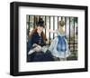 The Railway, 1873-Edouard Manet-Framed Giclee Print