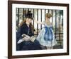 The Railway, 1873-Edouard Manet-Framed Giclee Print