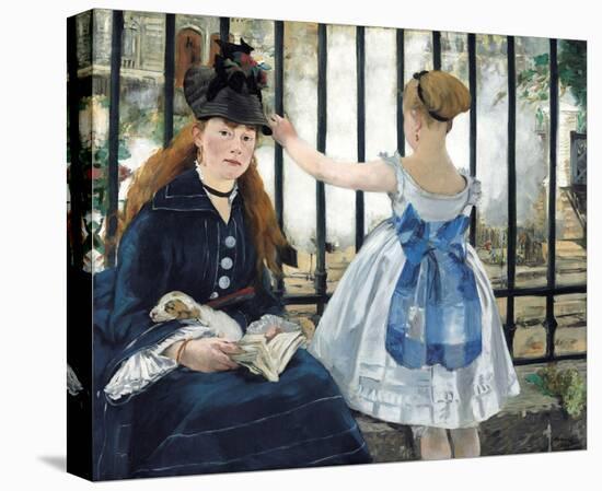 The Railway, 1873-Edouard Manet-Stretched Canvas