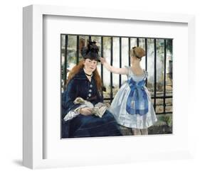 The Railway, 1873-Edouard Manet-Framed Art Print