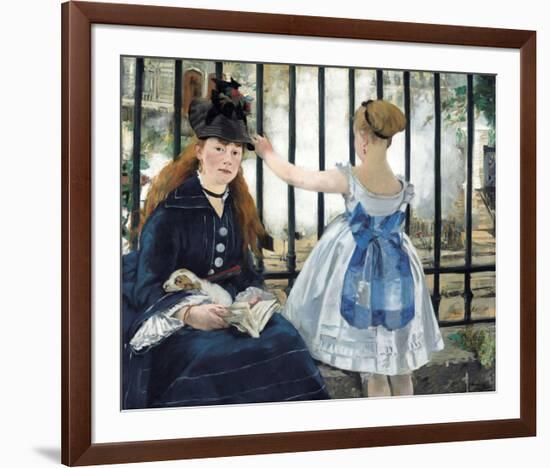 The Railway, 1873-Edouard Manet-Framed Art Print