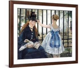 The Railway, 1873-Edouard Manet-Framed Art Print