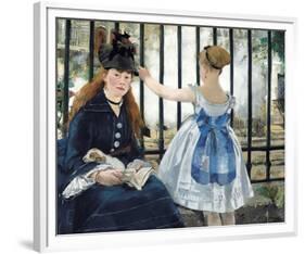 The Railway, 1873-Edouard Manet-Framed Art Print