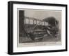 The Railway Accident at March, One of the Carriages-null-Framed Giclee Print