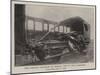 The Railway Accident at March, One of the Carriages-null-Mounted Giclee Print