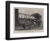 The Railway Accident at March, One of the Carriages-null-Framed Premium Giclee Print