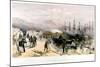 The Railway at Balaklava, 1855-1856-William Simpson-Mounted Giclee Print
