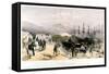 The Railway at Balaklava, 1855-1856-William Simpson-Framed Stretched Canvas