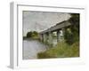 The Railway Bridge at Argenteuil, about 1873/74-Claude Monet-Framed Giclee Print