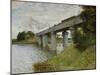 The Railway Bridge at Argenteuil, about 1873/74-Claude Monet-Mounted Giclee Print