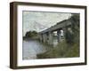 The Railway Bridge at Argenteuil, c.1873-1874-Claude Monet-Framed Premium Giclee Print