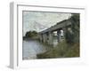 The Railway Bridge at Argenteuil, c.1873-1874-Claude Monet-Framed Premium Giclee Print