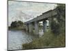 The Railway Bridge at Argenteuil, c.1873-1874-Claude Monet-Mounted Premium Giclee Print