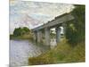 The Railway Bridge at Argenteuil, circa 1873-4-Claude Monet-Mounted Giclee Print