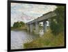 The Railway Bridge at Argenteuil, circa 1873-4-Claude Monet-Framed Giclee Print