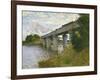 The Railway Bridge at Argenteuil, circa 1873-4-Claude Monet-Framed Giclee Print