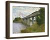 The Railway Bridge at Argenteuil, circa 1873-4-Claude Monet-Framed Giclee Print