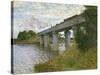 The Railway Bridge at Argenteuil, circa 1873-4-Claude Monet-Stretched Canvas