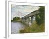 The Railway Bridge at Argenteuil, circa 1873-4-Claude Monet-Framed Giclee Print