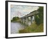 The Railway Bridge at Argenteuil, circa 1873-4-Claude Monet-Framed Giclee Print