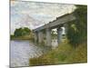 The Railway Bridge at Argenteuil, circa 1873-4-Claude Monet-Mounted Giclee Print
