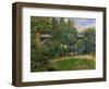 The Railway Bridge at Chatou, 1881-Pierre-Auguste Renoir-Framed Giclee Print