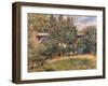 The Railway Bridge at Chatou (Yvelines)-Pierre-Auguste Renoir-Framed Giclee Print